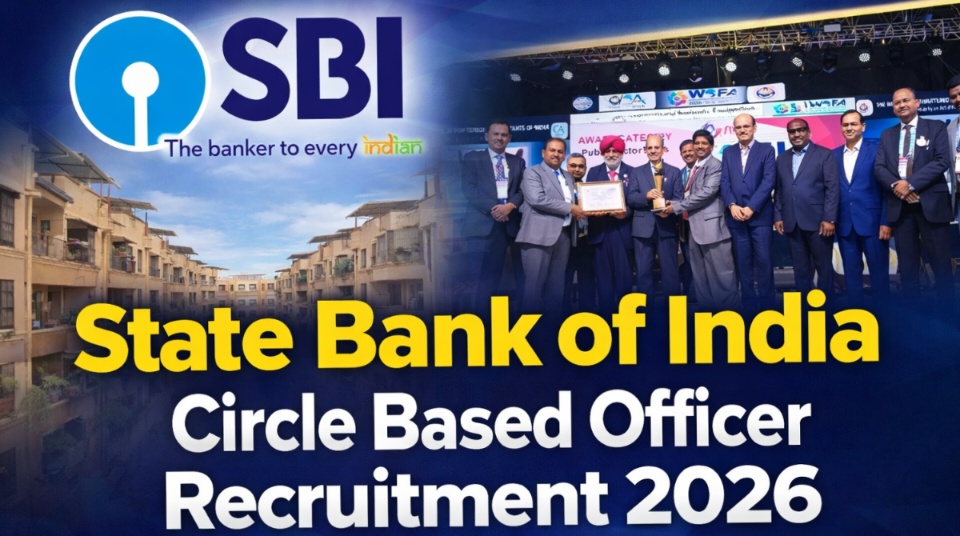 State Bank of India Circle Based Officer Recruitment 2026