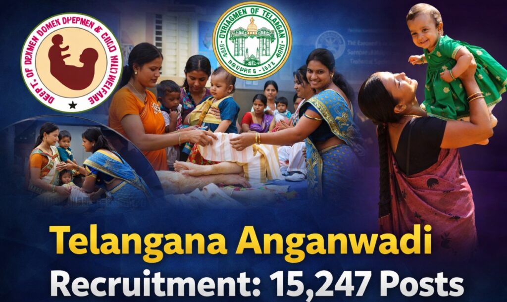 Telangana Anganwadi recruitment