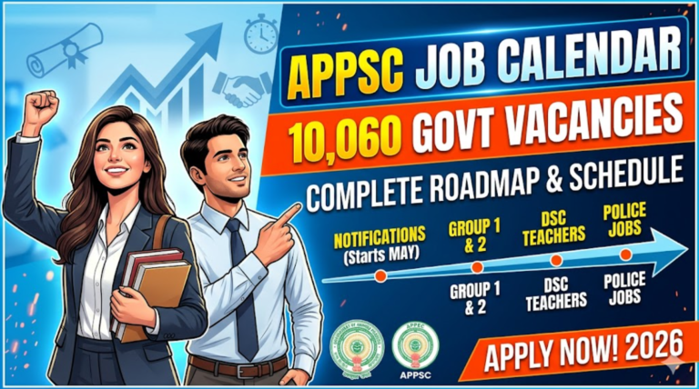 AP Job Calendar 2026: PDF APPSC Announces 10,060 Govt Vacancies – Apply ...