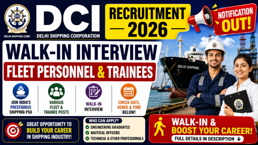 DCI Recruitment 2026