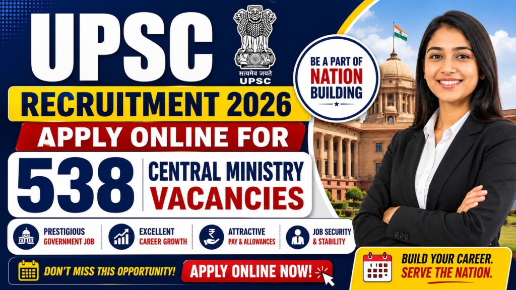 UPSC Recruitment 2026