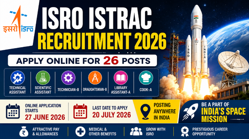 ISRO ISTRAC Recruitment 2026