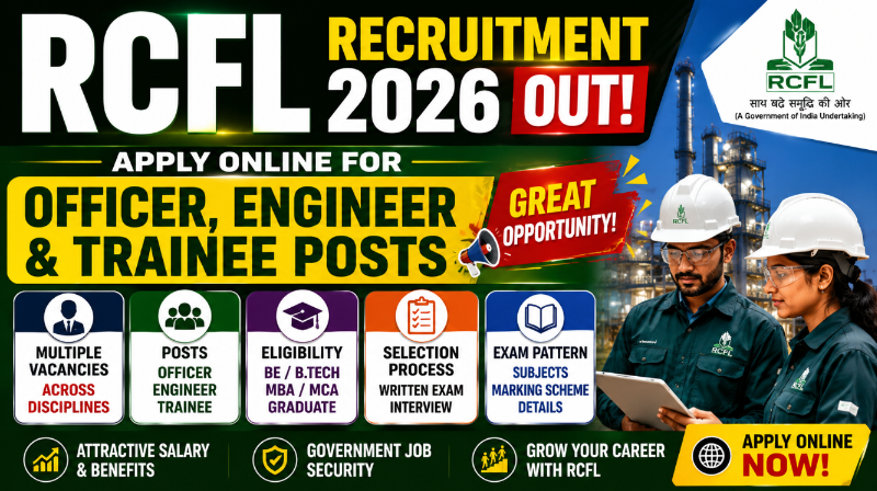 RCFL Recruitment 2026 
