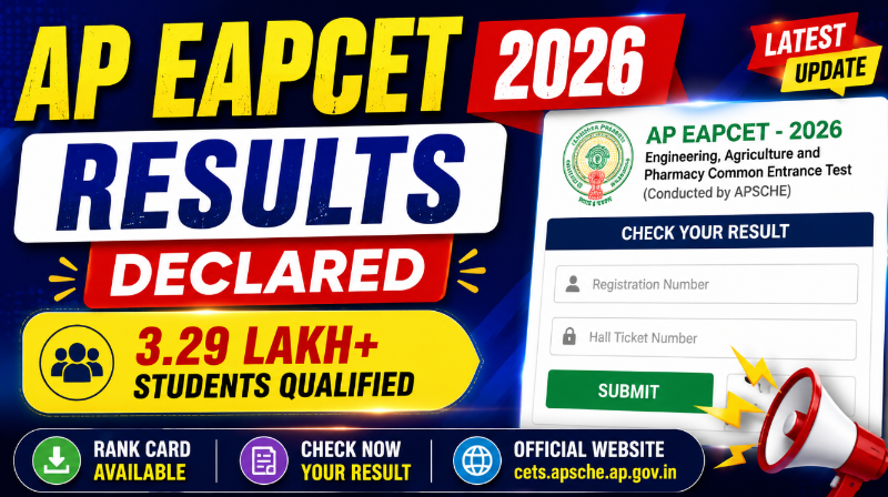 AP EAPCET 2026 Results link