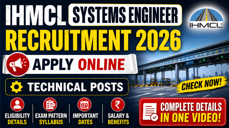 IHMCL Systems Engineer Recruitment