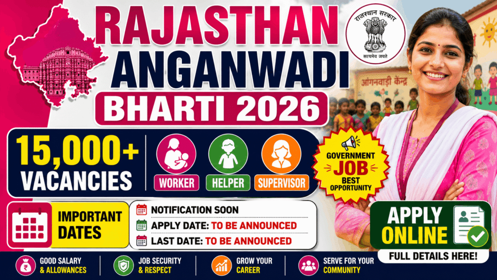 Rajasthan Anganwadi Bharti 2026