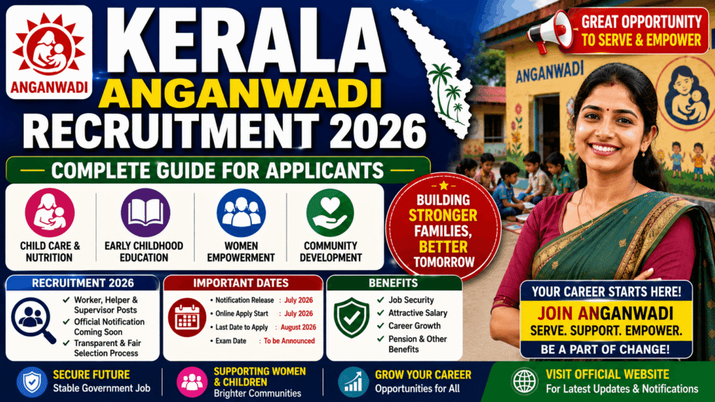 Kerala Anganwadi Recruitment 2026