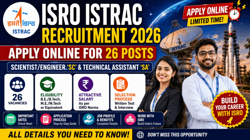 ISRO ISTRAC Recruitment