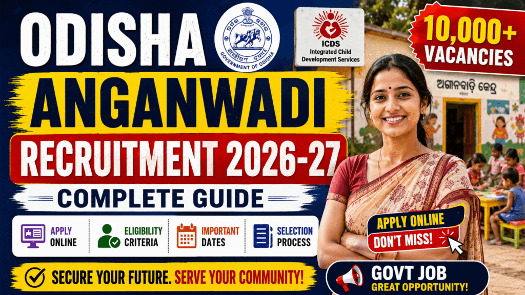 Odisha Anganwadi Recruitment
