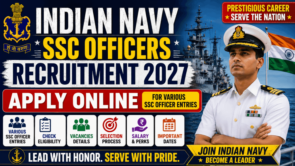 Indian Navy SSC Officers Recruitment