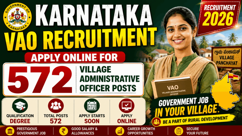 Karnataka VAO Recruitment 2026