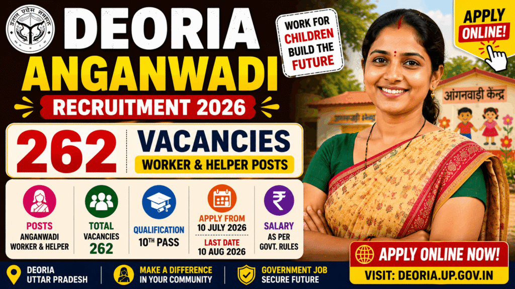 Deoria Anganwadi Recruitment 2026