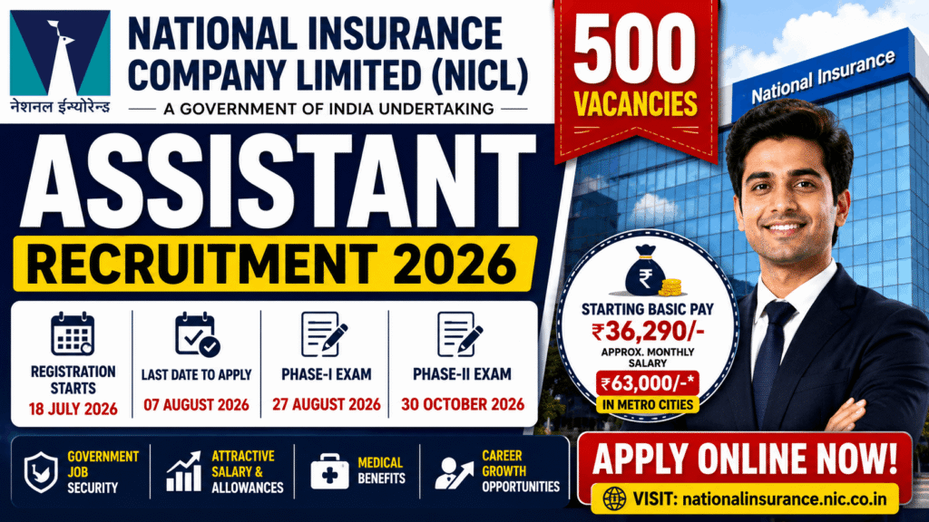 NICL Assistant Recruitment 2026