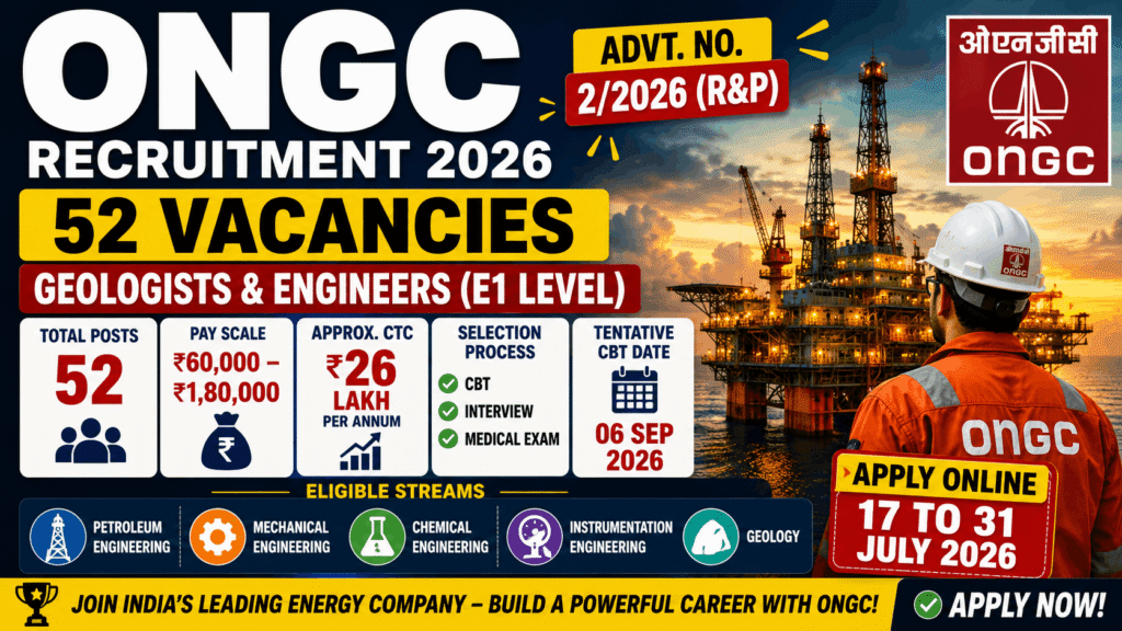 ONGC Recruitment 2026