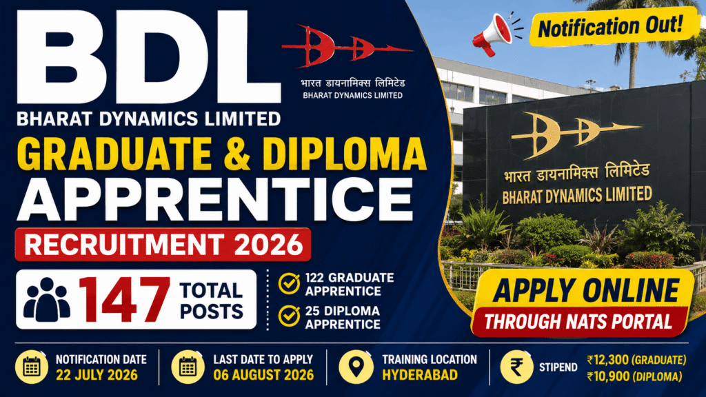 BDL Graduate & Diploma Apprentice Recruitment 2026 